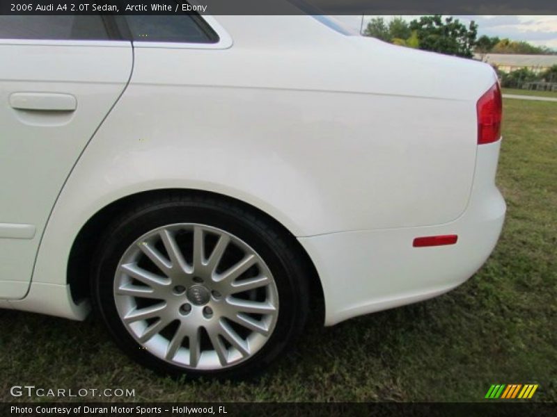 Arctic White / Ebony 2006 Audi A4 2.0T Sedan