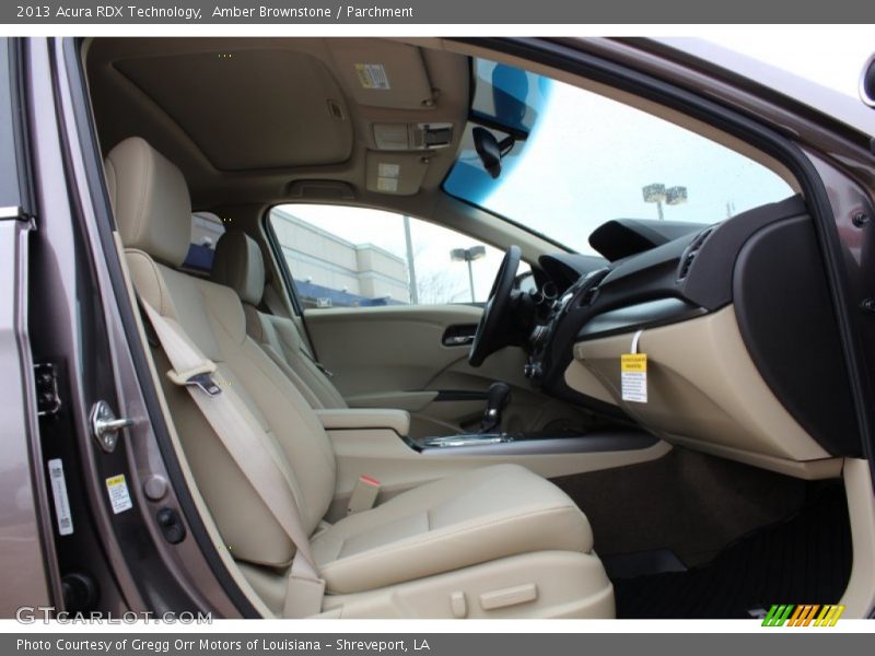 Amber Brownstone / Parchment 2013 Acura RDX Technology