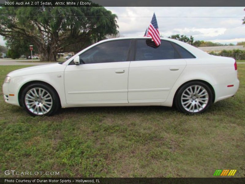 Arctic White / Ebony 2006 Audi A4 2.0T Sedan