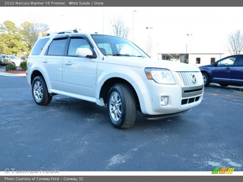 White Suede / Stone 2010 Mercury Mariner V6 Premier