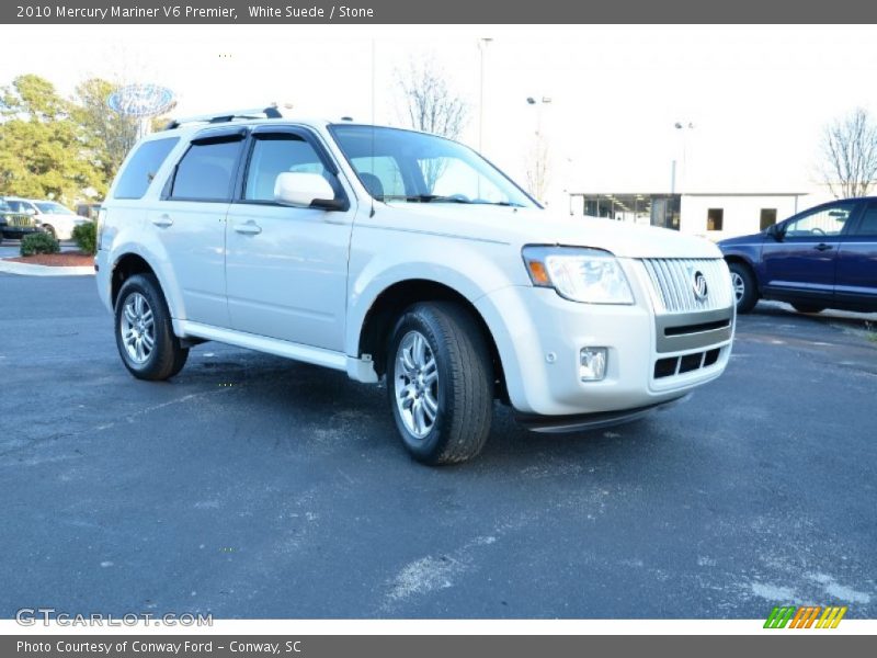 White Suede / Stone 2010 Mercury Mariner V6 Premier