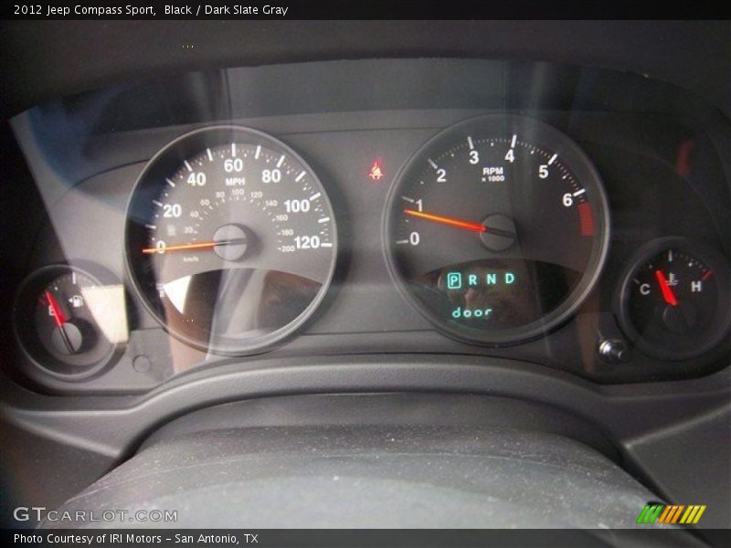 Black / Dark Slate Gray 2012 Jeep Compass Sport