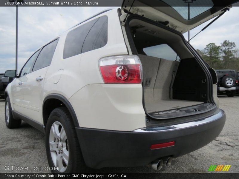 Summit White / Light Titanium 2008 GMC Acadia SLE