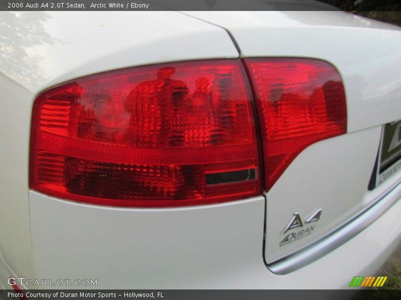 Arctic White / Ebony 2006 Audi A4 2.0T Sedan