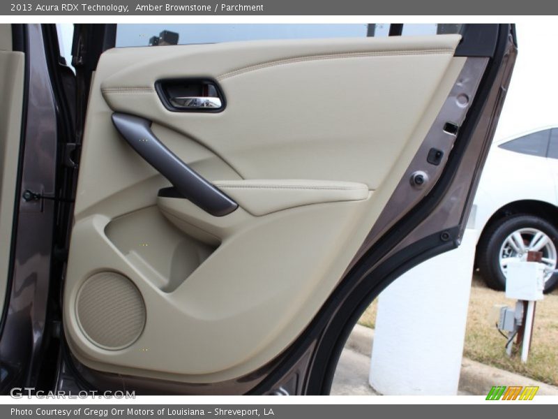 Amber Brownstone / Parchment 2013 Acura RDX Technology