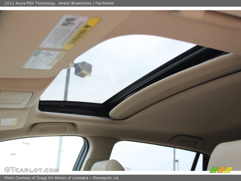 Amber Brownstone / Parchment 2013 Acura RDX Technology