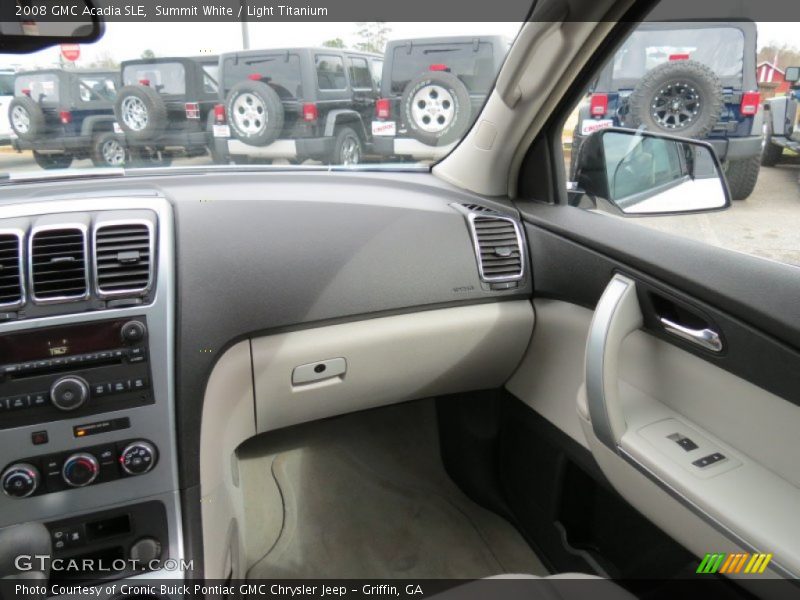 Summit White / Light Titanium 2008 GMC Acadia SLE