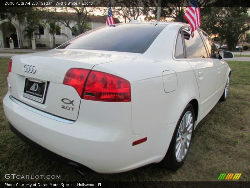 Arctic White / Ebony 2006 Audi A4 2.0T Sedan