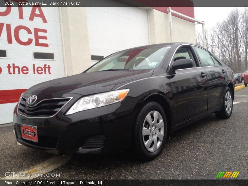 Black / Ash Gray 2010 Toyota Camry LE