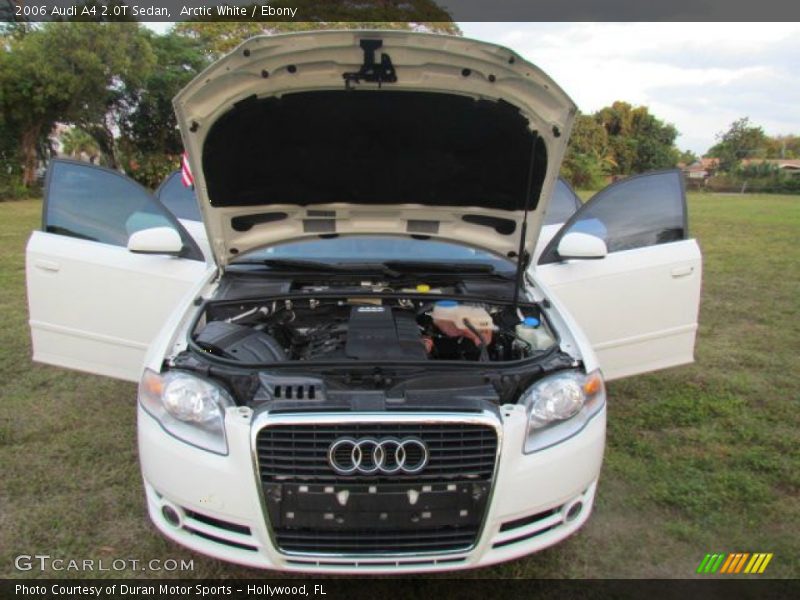 Arctic White / Ebony 2006 Audi A4 2.0T Sedan