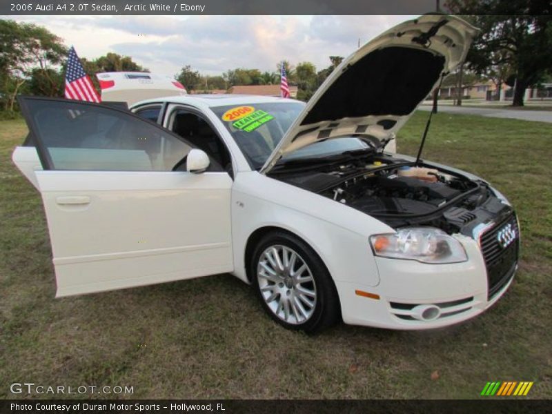 Arctic White / Ebony 2006 Audi A4 2.0T Sedan