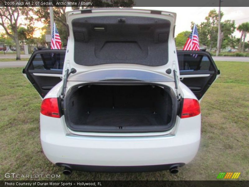 Arctic White / Ebony 2006 Audi A4 2.0T Sedan