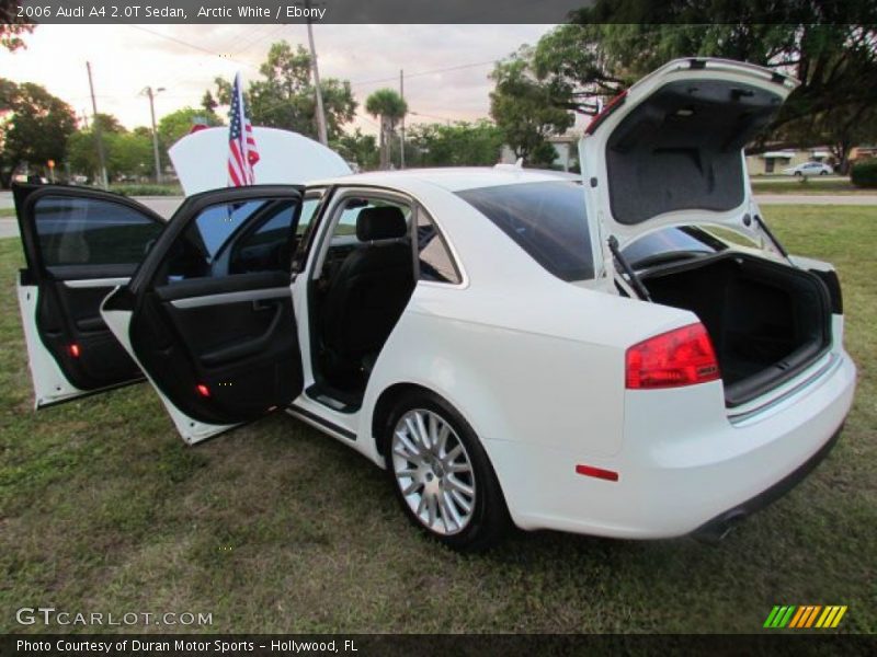 Arctic White / Ebony 2006 Audi A4 2.0T Sedan