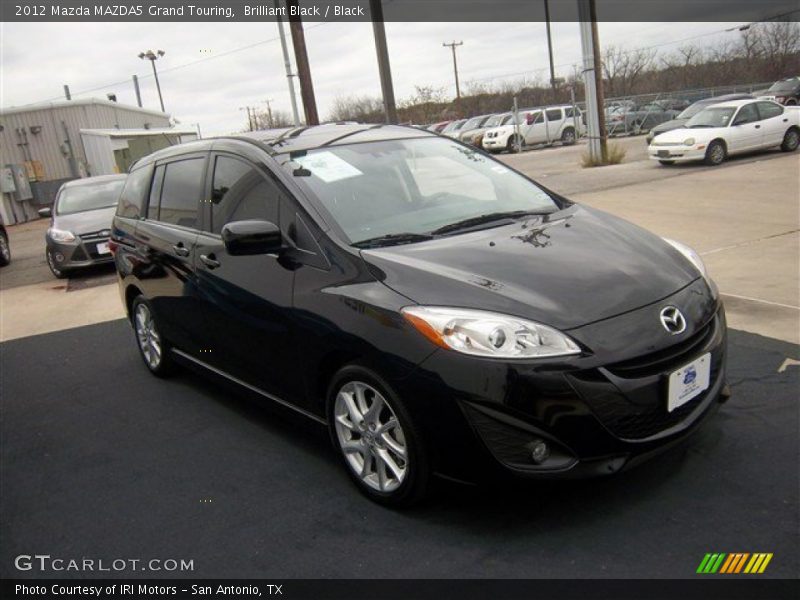 Brilliant Black / Black 2012 Mazda MAZDA5 Grand Touring