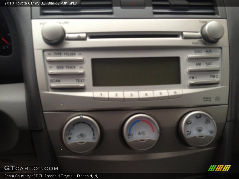 Black / Ash Gray 2010 Toyota Camry LE