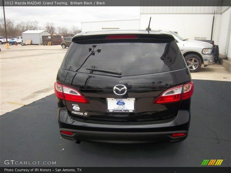 Brilliant Black / Black 2012 Mazda MAZDA5 Grand Touring
