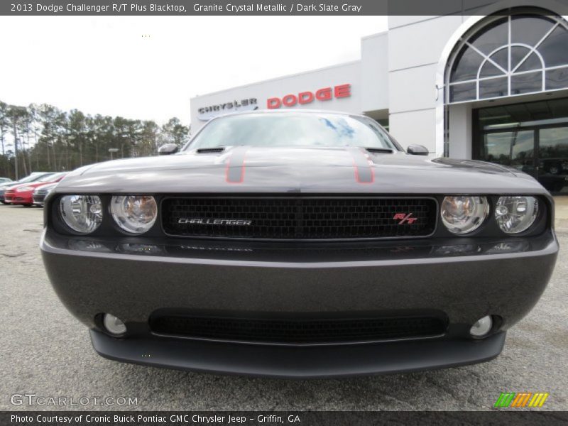 Granite Crystal Metallic / Dark Slate Gray 2013 Dodge Challenger R/T Plus Blacktop