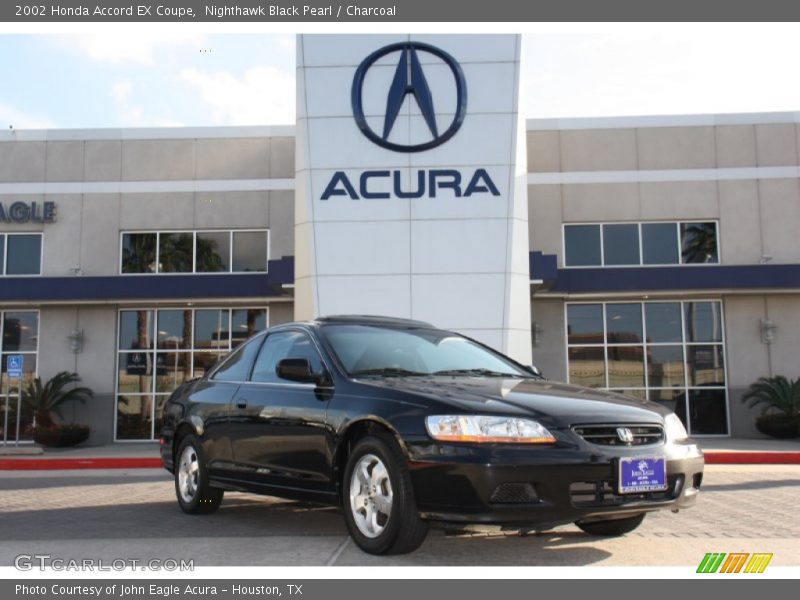 Nighthawk Black Pearl / Charcoal 2002 Honda Accord EX Coupe