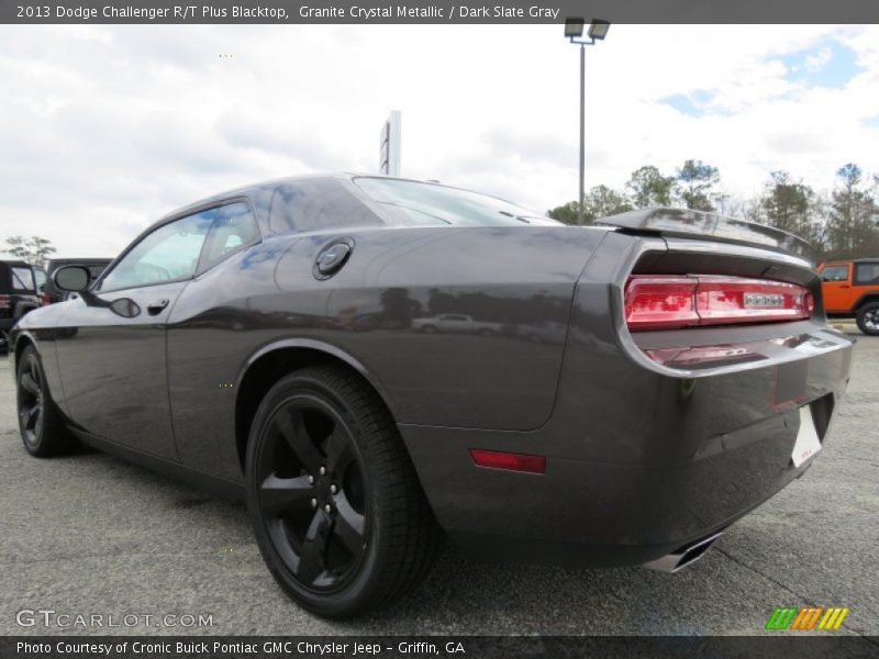 Granite Crystal Metallic / Dark Slate Gray 2013 Dodge Challenger R/T Plus Blacktop