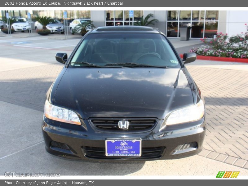 Nighthawk Black Pearl / Charcoal 2002 Honda Accord EX Coupe