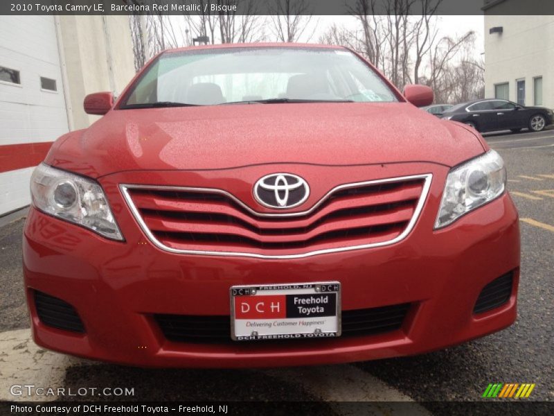 Barcelona Red Metallic / Bisque 2010 Toyota Camry LE