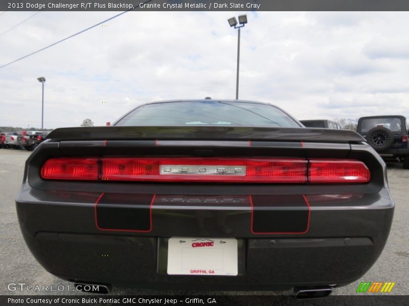 Granite Crystal Metallic / Dark Slate Gray 2013 Dodge Challenger R/T Plus Blacktop