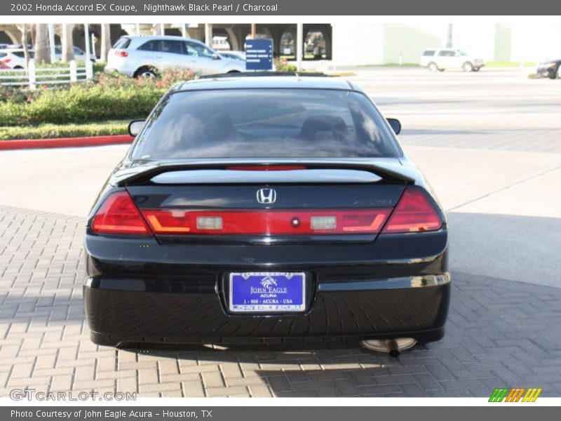 Nighthawk Black Pearl / Charcoal 2002 Honda Accord EX Coupe