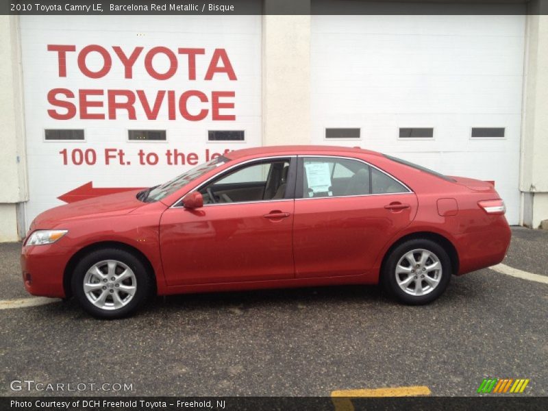 Barcelona Red Metallic / Bisque 2010 Toyota Camry LE