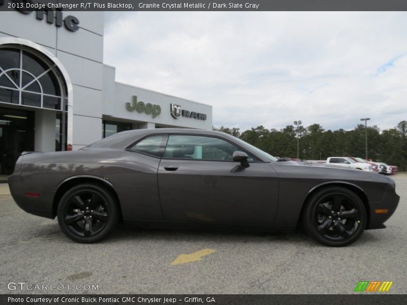 Granite Crystal Metallic / Dark Slate Gray 2013 Dodge Challenger R/T Plus Blacktop
