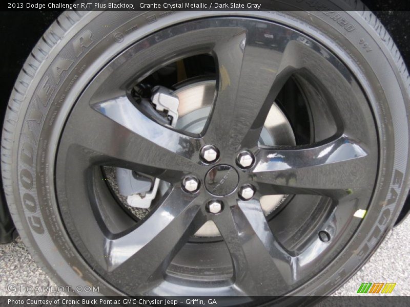 Granite Crystal Metallic / Dark Slate Gray 2013 Dodge Challenger R/T Plus Blacktop