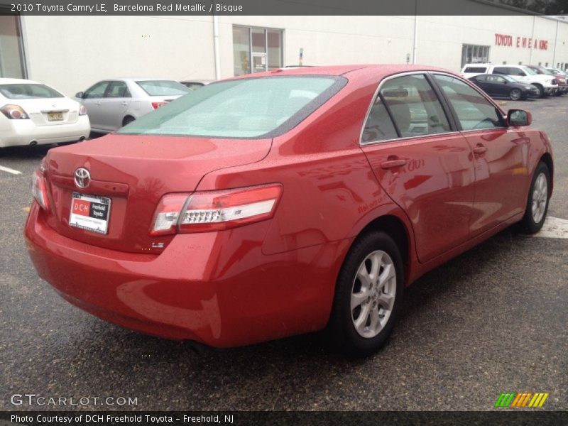 Barcelona Red Metallic / Bisque 2010 Toyota Camry LE