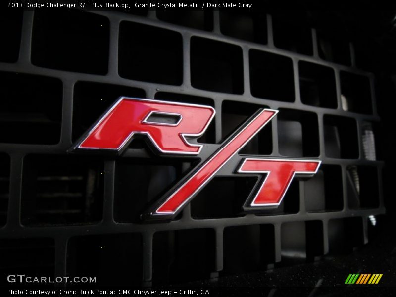 Granite Crystal Metallic / Dark Slate Gray 2013 Dodge Challenger R/T Plus Blacktop