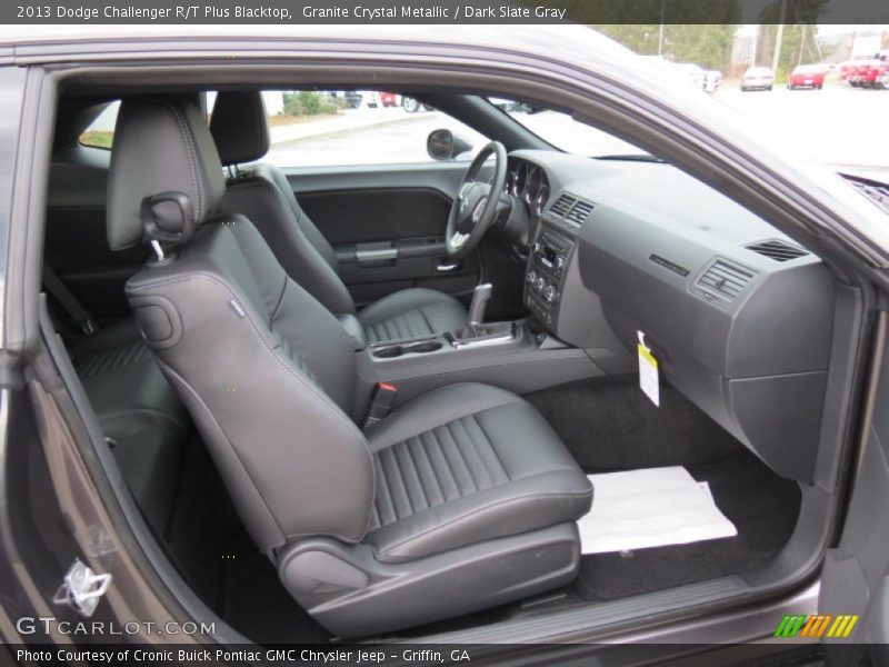 Granite Crystal Metallic / Dark Slate Gray 2013 Dodge Challenger R/T Plus Blacktop