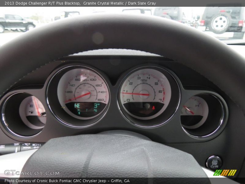 Granite Crystal Metallic / Dark Slate Gray 2013 Dodge Challenger R/T Plus Blacktop