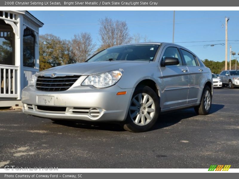 Bright Silver Metallic / Dark Slate Gray/Light Slate Gray 2008 Chrysler Sebring LX Sedan