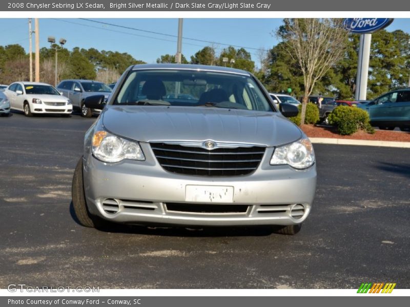 Bright Silver Metallic / Dark Slate Gray/Light Slate Gray 2008 Chrysler Sebring LX Sedan