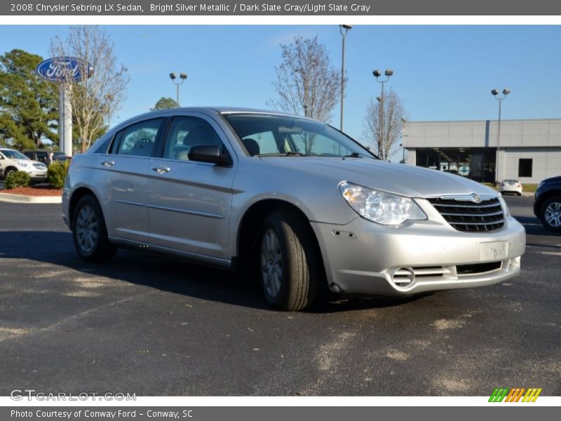 Bright Silver Metallic / Dark Slate Gray/Light Slate Gray 2008 Chrysler Sebring LX Sedan