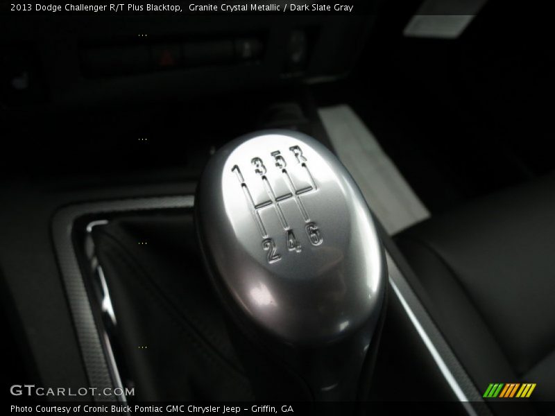 Granite Crystal Metallic / Dark Slate Gray 2013 Dodge Challenger R/T Plus Blacktop