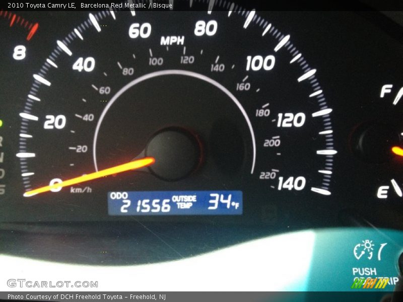 Barcelona Red Metallic / Bisque 2010 Toyota Camry LE