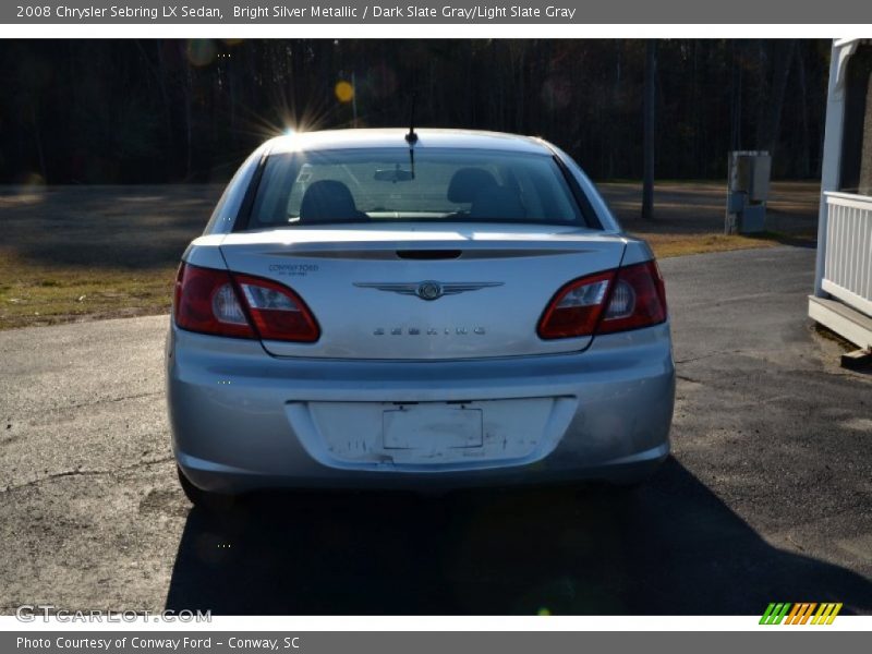Bright Silver Metallic / Dark Slate Gray/Light Slate Gray 2008 Chrysler Sebring LX Sedan