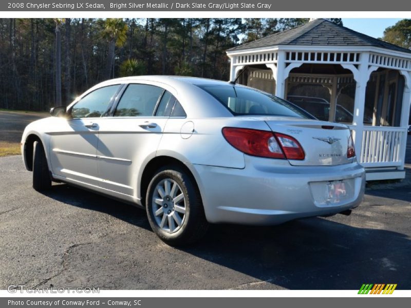 Bright Silver Metallic / Dark Slate Gray/Light Slate Gray 2008 Chrysler Sebring LX Sedan