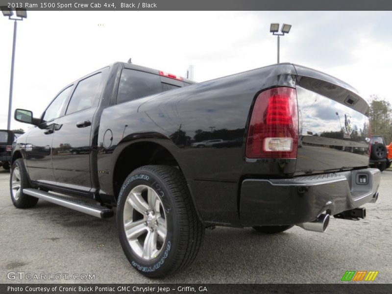 Black / Black 2013 Ram 1500 Sport Crew Cab 4x4