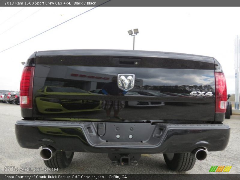 Black / Black 2013 Ram 1500 Sport Crew Cab 4x4