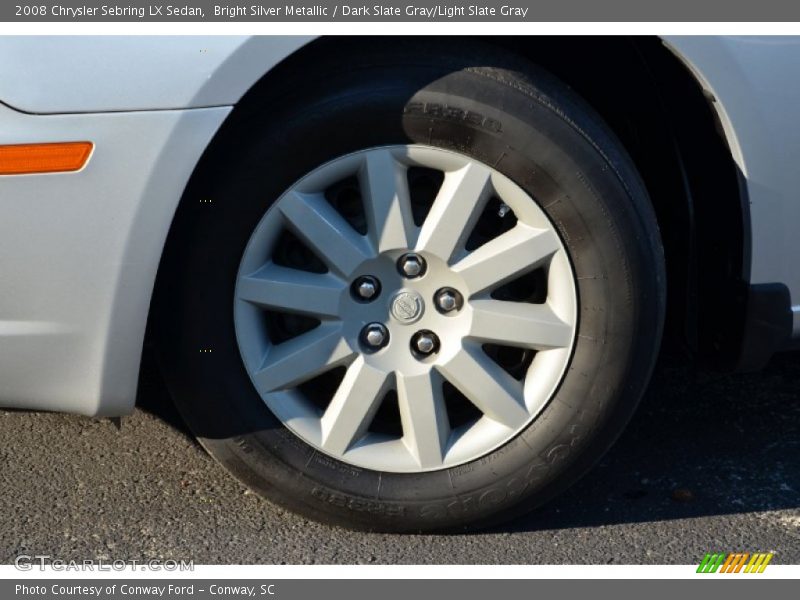 Bright Silver Metallic / Dark Slate Gray/Light Slate Gray 2008 Chrysler Sebring LX Sedan