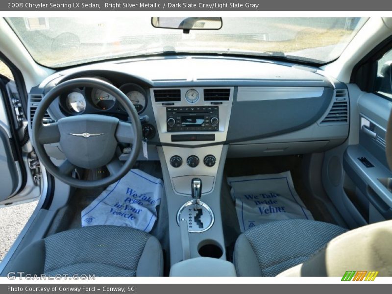 Bright Silver Metallic / Dark Slate Gray/Light Slate Gray 2008 Chrysler Sebring LX Sedan