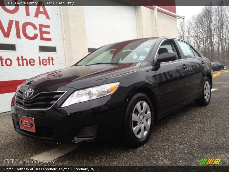 Black / Ash Gray 2010 Toyota Camry LE