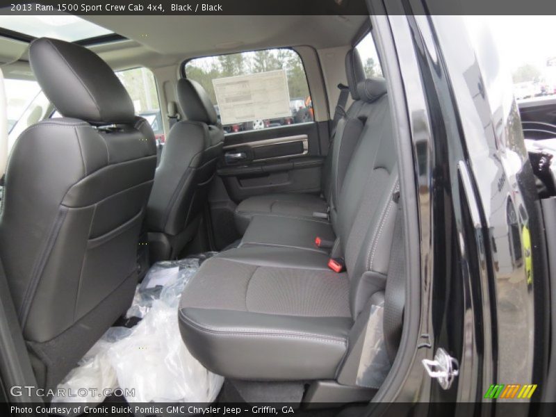 Rear Seat of 2013 1500 Sport Crew Cab 4x4