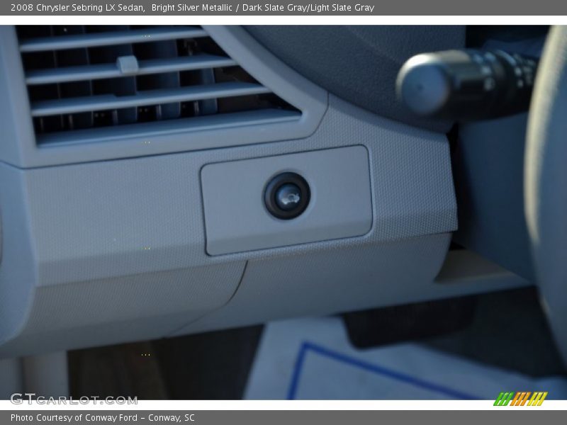 Bright Silver Metallic / Dark Slate Gray/Light Slate Gray 2008 Chrysler Sebring LX Sedan