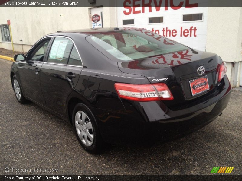 Black / Ash Gray 2010 Toyota Camry LE