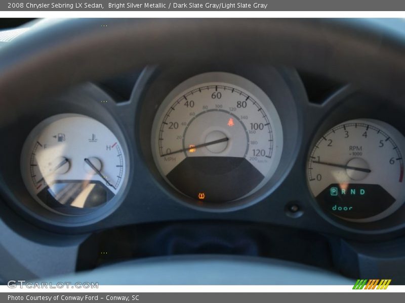 Bright Silver Metallic / Dark Slate Gray/Light Slate Gray 2008 Chrysler Sebring LX Sedan